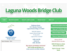 Tablet Screenshot of lagunabridge.com